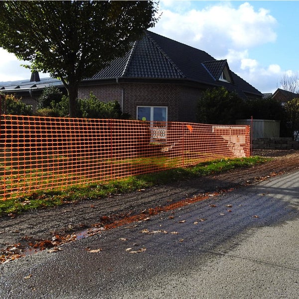 UvV 10 x Absperrleinenhalter Laterneneisen lackiert 1,20 m in vier Farben / Gelb