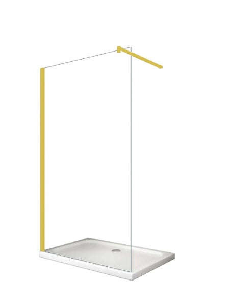 Duschwand mit Duschwanne