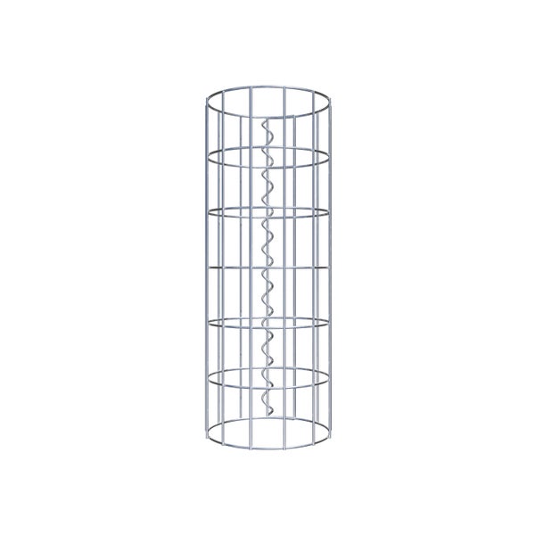 Gabionensäule Durchmesser 22 cm, MW 5 x 10 cm rund - Höhe: 0,60 m