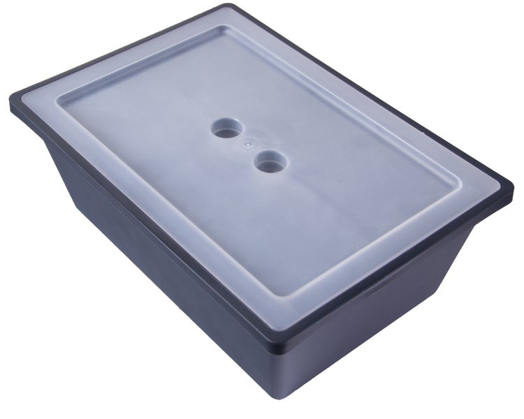 Ondis24 Aufbewahrungsbox System Box XS grau/weiß