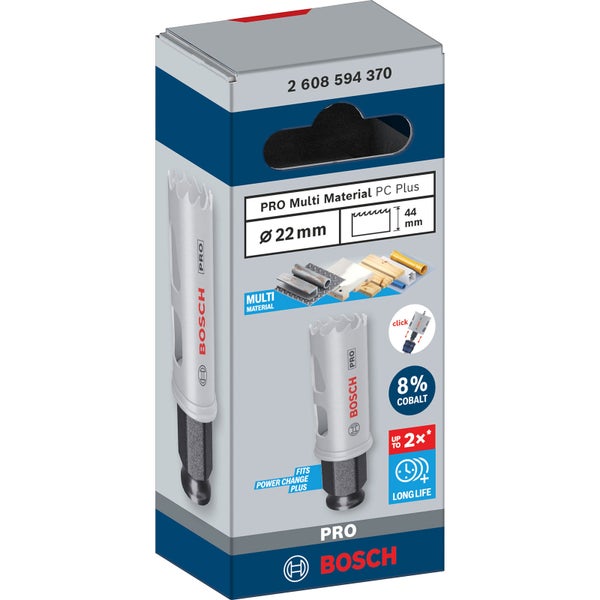 Bosch PRO Multi Material PC Plus Lochsäge 22 mm - 2608594370