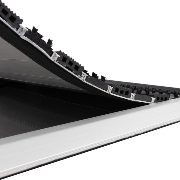 FLOORDIREKT Fußmatte Spectral - Aluminium-Türmatte - mit PVC/Bürsten - 68 x 98 cm