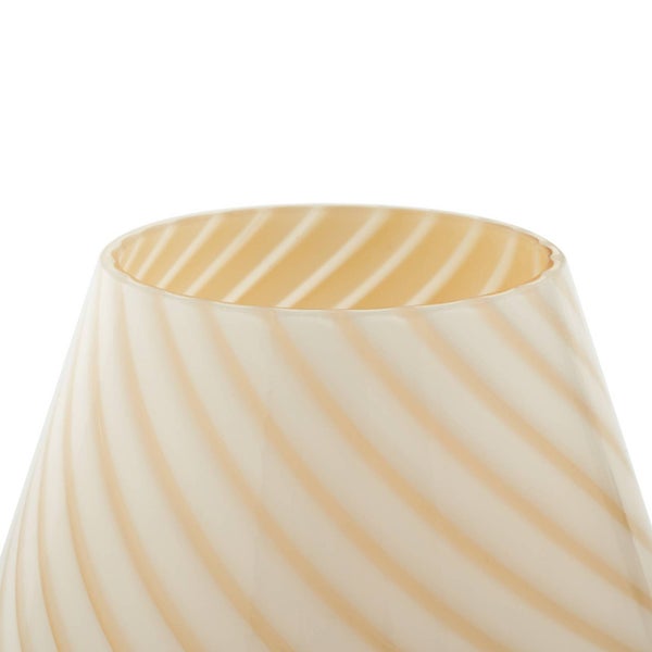 Dekorative Vase mit Streifenmuster