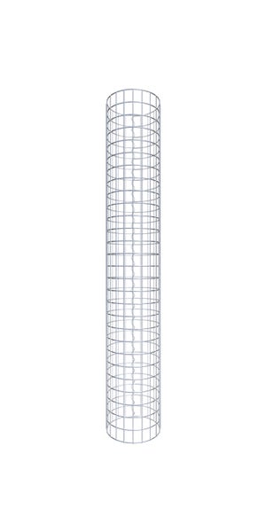 Gabionensäule Durchmesser 32 cm MW 5 x 5 cm rund - Höhe: 140 cm