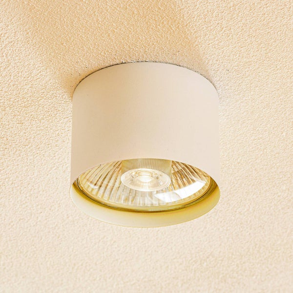 Euluna Strahler Chloe (Modern) in Weiß aus Metall (1 flammig, GU10) - Deckenleuchte Deckenspot Spot Lampe Deckenlamoe Wohnzimmerleuchte