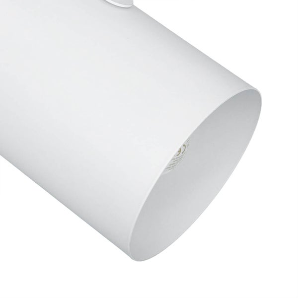 Weiße Wandleuchte im Detail