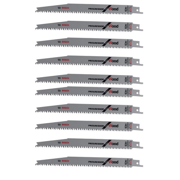 Bosch 10x Säbelsägeblatt S 2345 X Progressor for Wood