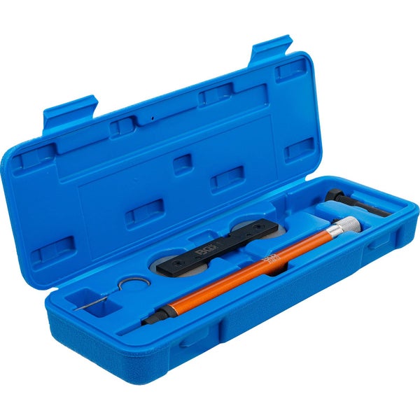 Motor-Einstellwerkzeugsatz im blauen Koffer