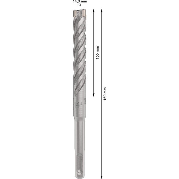 Bosch PRO SDS plus-5X Hammerbohrer 14,3 x 100 x 160 mm - 2608836625