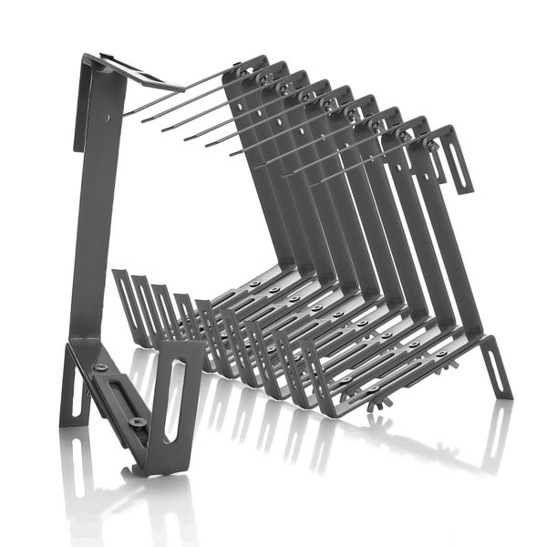 Mehrere Dachrinnenhakenhalter aus Metall