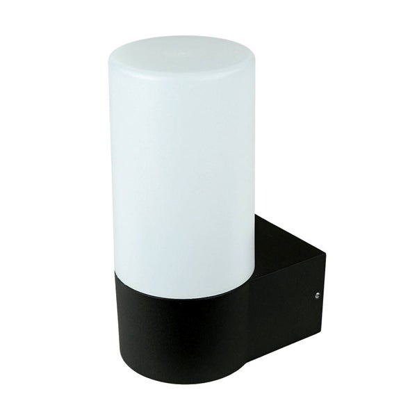 Außenwandleuchte mit zylindrischem Lampenschirm