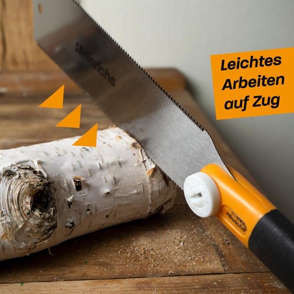 Hinrichs Ryoba-Säge Typ Japansäge 25 cm - Holzsäge aus Karbonstahl