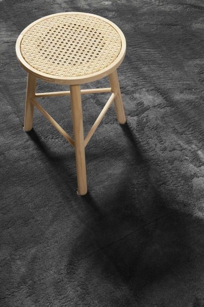 Teppich Rund Anthrazit soft & weich Lago Homie Living 120 cm rund
