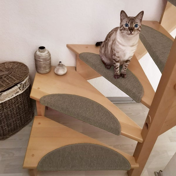 Beautissu ProStair Stufenmatte 56x20cm Sand (15tlg)