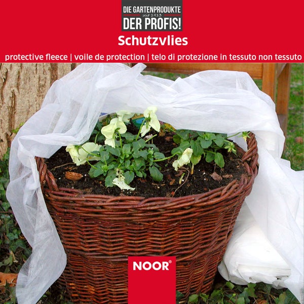 Frühbeet Schutzvlies für Pflanzen - 1,5 x 10 m - Profi Gartenvlies - 15 gr/m² - atmungsaktiv und wasserdurchlässig