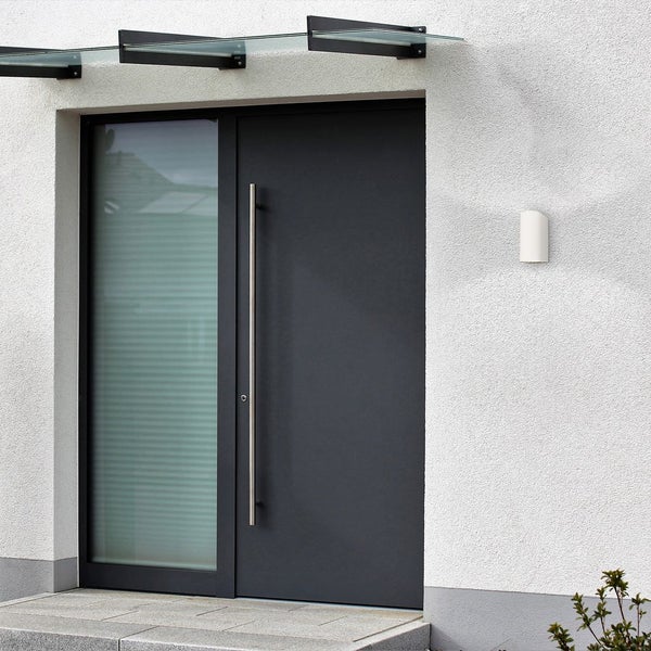 Außenwandleuchte - 9,4W, 800lm, IP44, LED, warmweiß, weiß