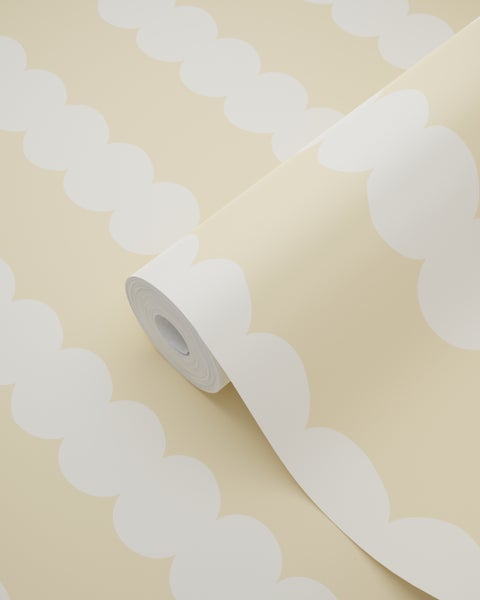 Tapetenrolle mit Wolkenmuster