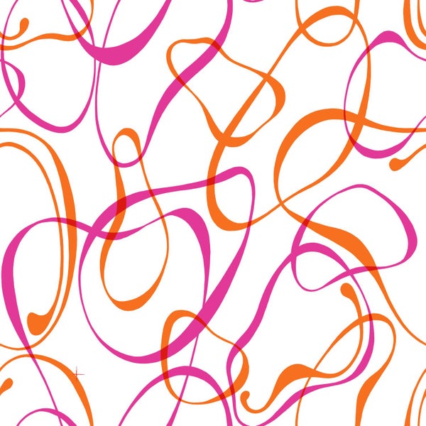 Abstraktes Muster mit geschwungenen Linien