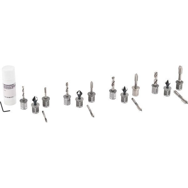 Fein Gewindebohrer-Set mit Schneidpaste und Schraubenschlüssel