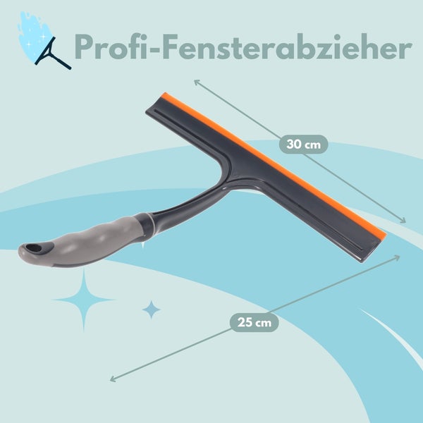 Fensterabzieher mit 30 cm Breite und 25 cm Länge