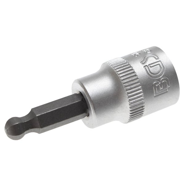 BGS Bit-Einsatz Antrieb Innenvierkant 10 mm (3/8) Innensechskant mit Kugelkopf 5,5 mm - 5113
