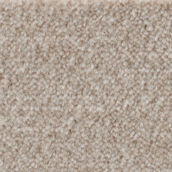 Teppichboden Meterware in Beige Auslegware Velours Qualität robust 400 cm Breite (Meterware)