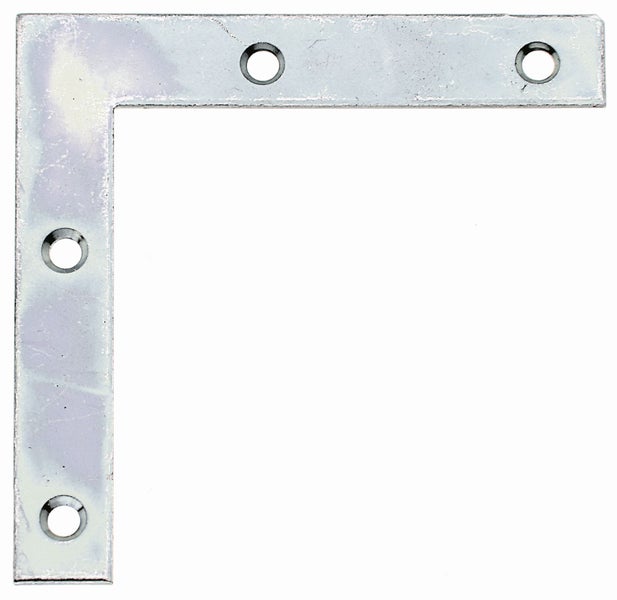 Winkelverbinder aus Metall mit vier Schraublöchern zur Stabilisierung von Holzverbindungen