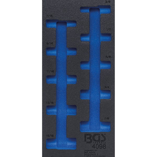 BGS Werkstattwageneinlage 1/3 leer für Art. 4098 - 4098-1