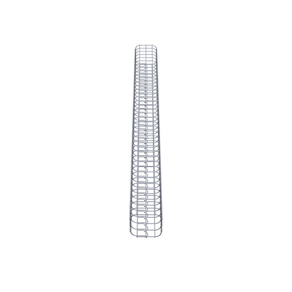 Gabionensäule 17 x 17 cm, MW 5 x 5 cm eckig - Höhe: 1,90 m