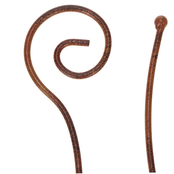 Dekorative Metallspirale als Gartenelement