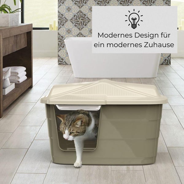 Hundehütte Katzenhütte Hunde Katzen Höhle Haus Bett Tier Korb Indoor Outdoor Wetterfest Kunststoff Drinnen Draußen
