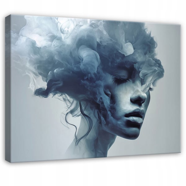 Leinwandbild Frau Gesicht Abstraktion PP15965O1 Wandbilder Wohnzimmer Schlafzimmer 100x70 cm