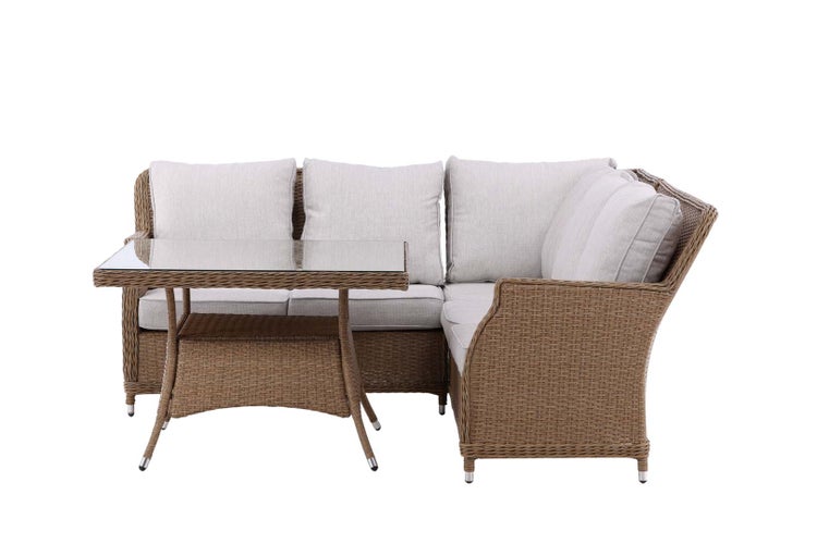 Vikelund Lounge-Set 2 Teile beige,natur. 100 X 100 X 88 cm