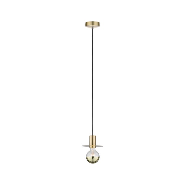 Neordic Pendelleuchte Stian E27 max. 60W Messing gebürstet dimmbar Metall