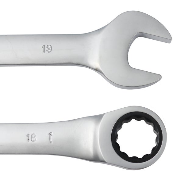 PROREGAL Werkzeug Satz für Werkstattwagen Cheetah Plus Doppelmaulschlüsselsatz 18 Teile mit Schaumstoff Schubladeneinlage HxBxT 3,5 x 40 x 19 cm