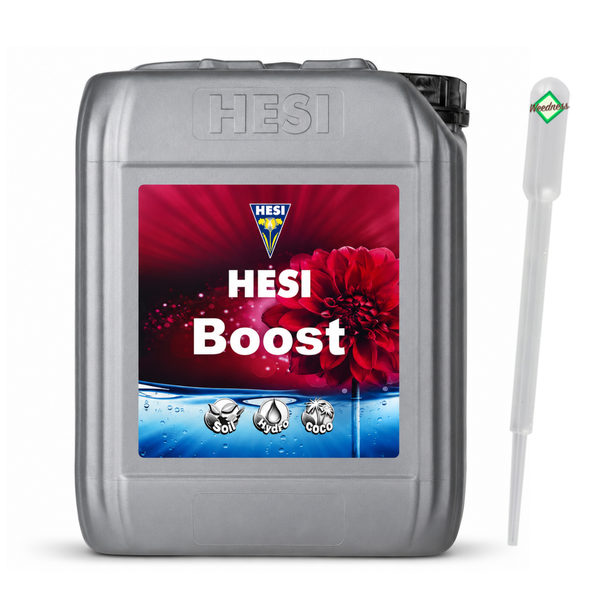 Hesi Boost Bluetebeschleuniger im Kanister mit Pipette zur Pflanzenpflege für Erde Hydro und Kokos