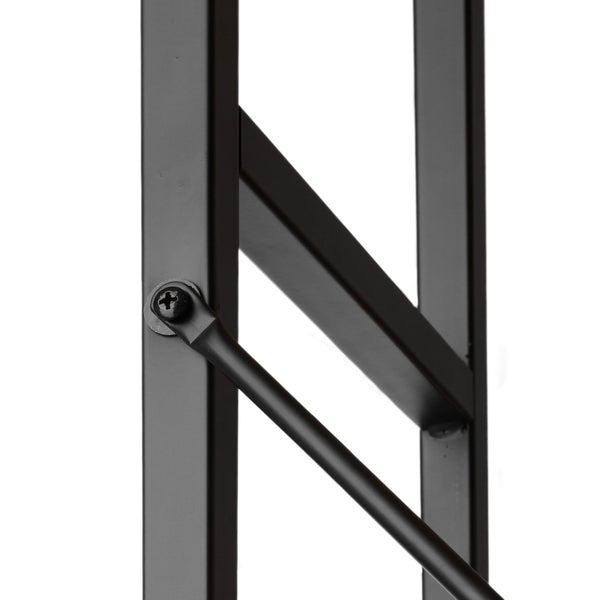 Leiterregal tectake Newcastle inklusive Kippschutz, 57,5 x 35,5 x 139 cm Industrial Style Industrial Holz hell, Eiche Sonoma