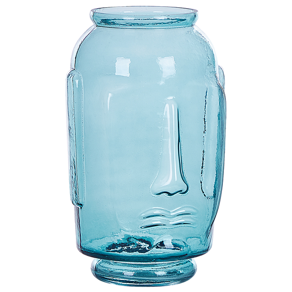 Dekovase SAMBAR Glas 31 cm Blau