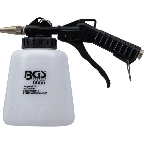 BGS technic Druckluft-Sprühpistole mit Behälter