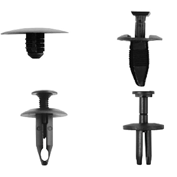 Verschiedene Kunststoffnieten im Überblick