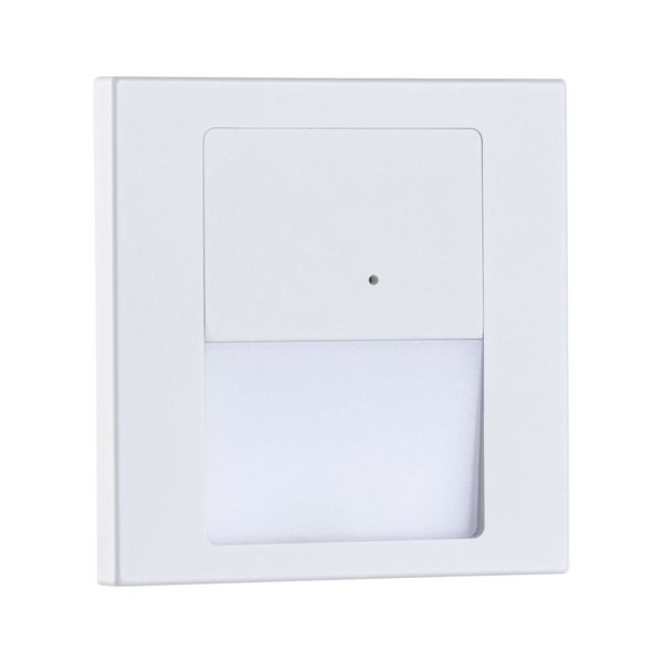 LED Wandeinbauleuchte Tsaro eckig 80x36mm 1W 80lm 230V 2700K Weiß matt