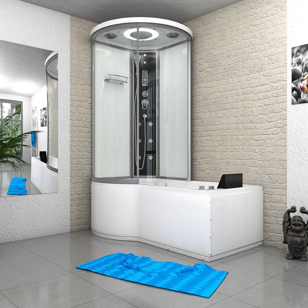 Whirlpool Wanne Duschkabine ws K55-R01-WP-EC 100x1