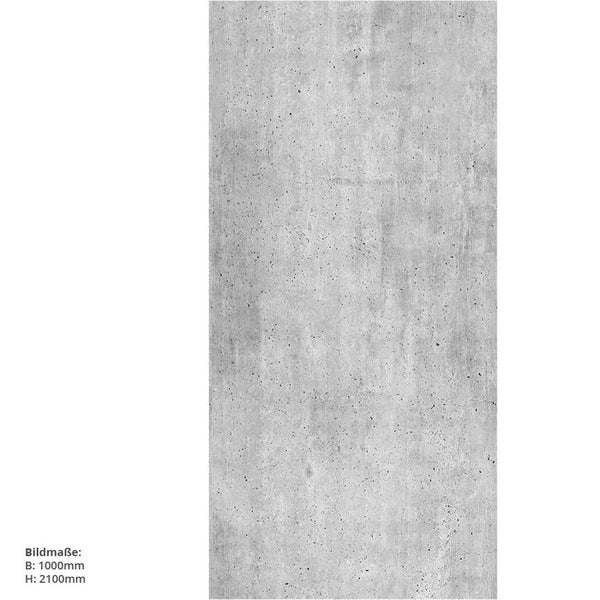 Betonpaneel mit den Maßen 1000 mm Breite und 2100 mm Höhe