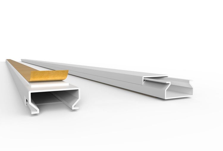 CILSON WDK2010SW Art.-Nr. 6700100 Kabelkanal Selbstklebend 20x10mm Weiß - 2 m / 2000 mm, Puristisches Design, Funktionale Kabelmanagement-Lösung