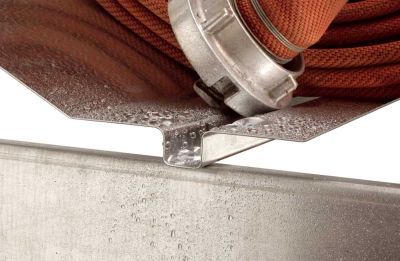 PROREGAL Feuerwehr Schlauchregal Stecksystem T-Profil Grundregal HxBxT 220 x 100 x 50 cm 3 Ebenen Fachlast 100 kg Verzinkt