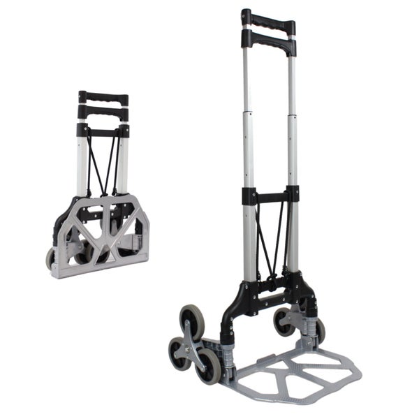 Treppensteiger-Sackkarre in zwei verschiedenen Positionen.