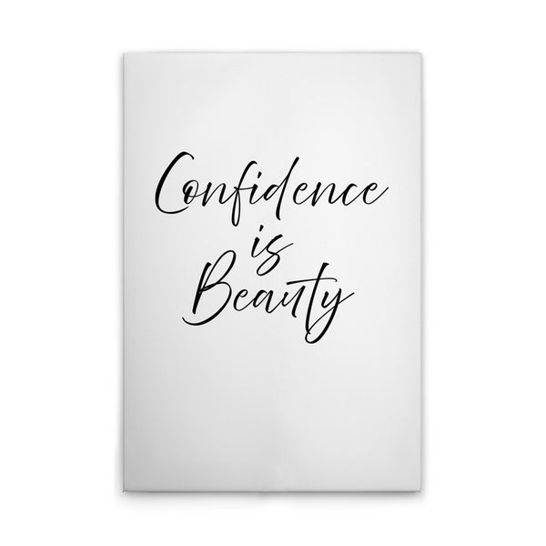 Dekoratives Wandbild mit dem Schriftzug Confidence is Beauty