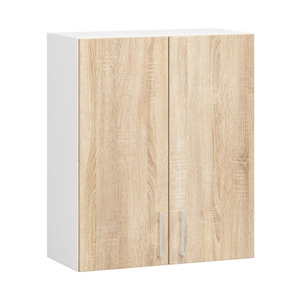 Wandschrank mit zwei Türen in Holzoptik