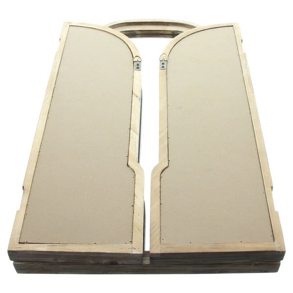 FRANK FLECHTWAREN | Spiegel Nostalgie, HOLZ, GLAS, 83 x 3 x 70 cm
