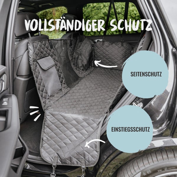 Hundedecke für das Auto zum Schutz der Rückbank und der Autotüren